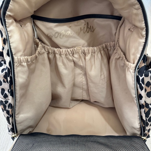 Itzy Ritzy Leopard Print Dream Backpack diaper bag main image 4